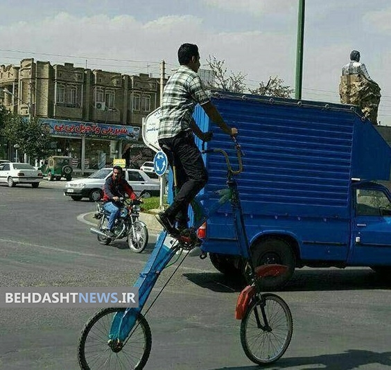  دوچرخه شاسی بلند در ایران! +عکس
