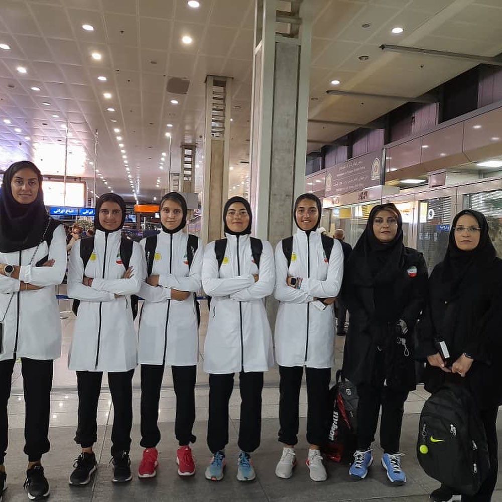 تیپ دختران تیم تنیس ایران که راهی مالزی شد + عکس