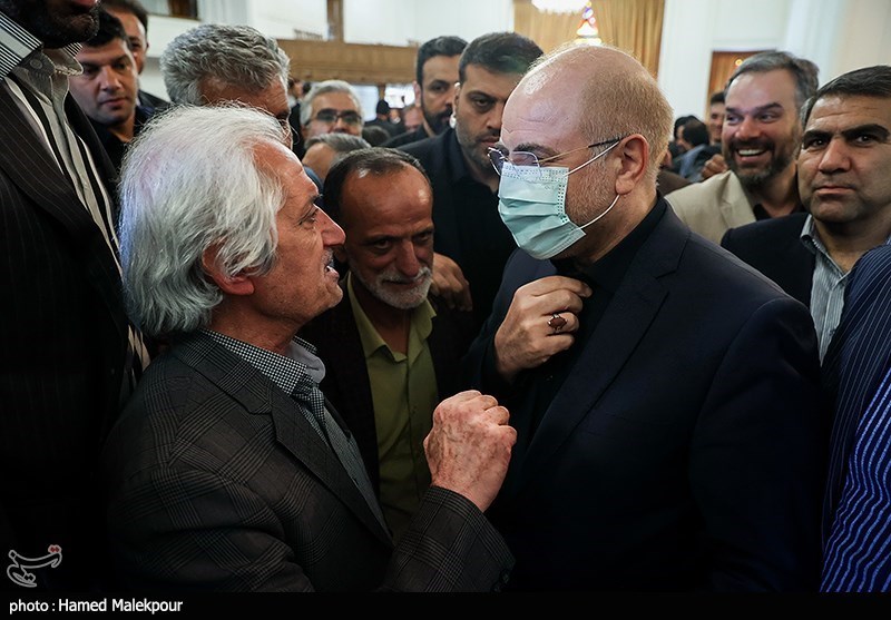 خوش و بش قالیباف با اعضای شورای عالی استان‌ها + عکس