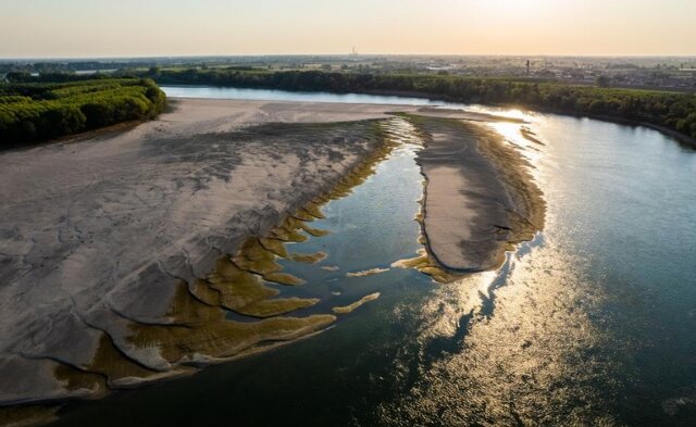 تصاویری از رودخانه های معروف جهان که در حال خشک شدن هستند