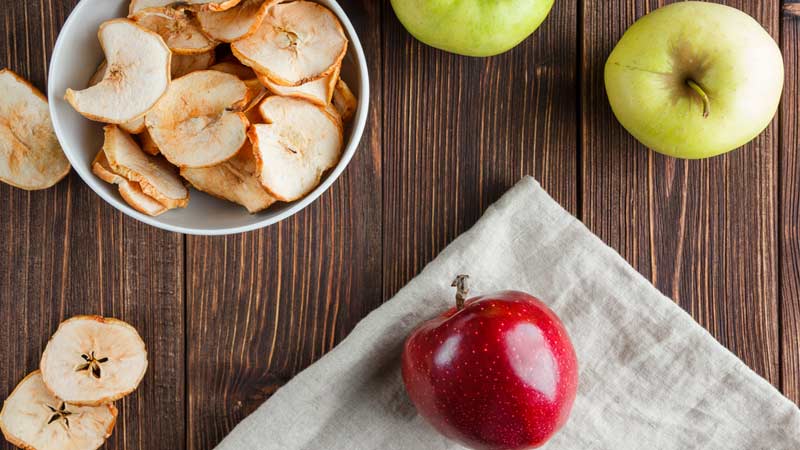 خواص سیب خشک شده برای سلامتی چیست؟