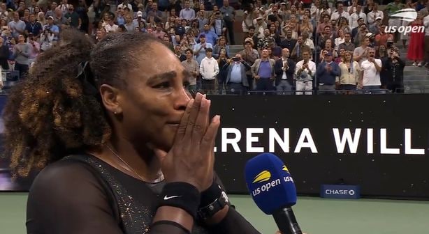 اشک‌های ستاره تنیس جهان بعد از خداحافظی + عکس