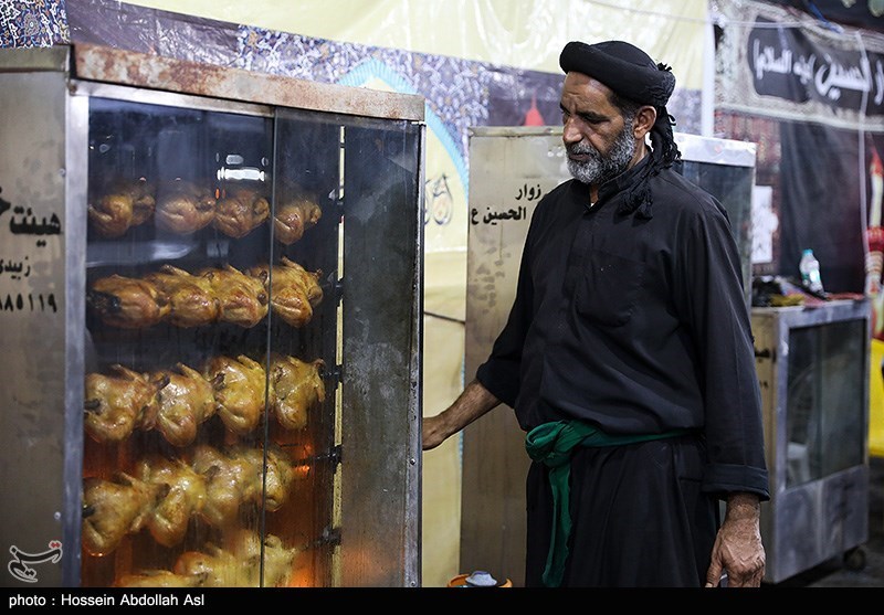 غذاهای نذری لاکچری و گران در مسیر پیاده روی اربعین حسینی + عکس