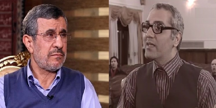 احمدی‌نژاد و مهران مدیری؛ هنرپیشه‌های هزار چهره سیاست! +عکس