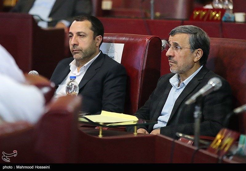 حضور احمدی نژاد در مراسم افتتاحیه مجمع تشخیص مصلحت نظام + عکس