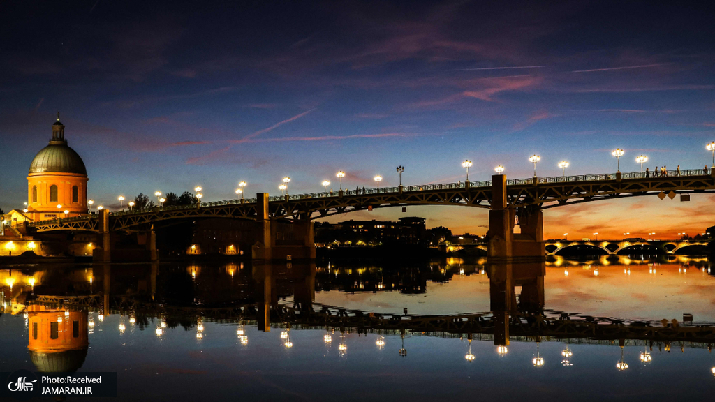 پل سنت پیر بر روی رودخانه گارون + عکس