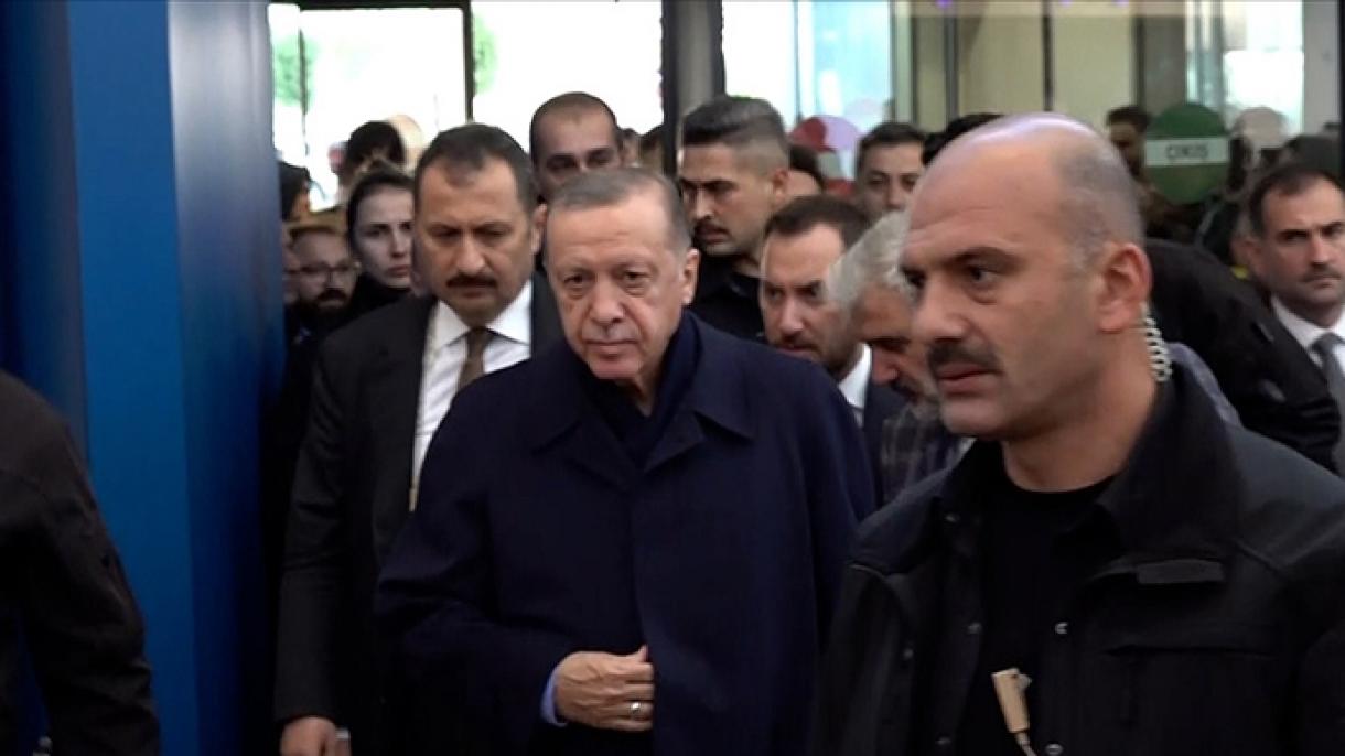 اردوغان به ملاقات معدنچیان مجروح رفت +عکس