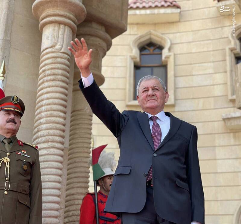 تحویل کاخ ریاست‌جمهوری عراق به رشید + عکس