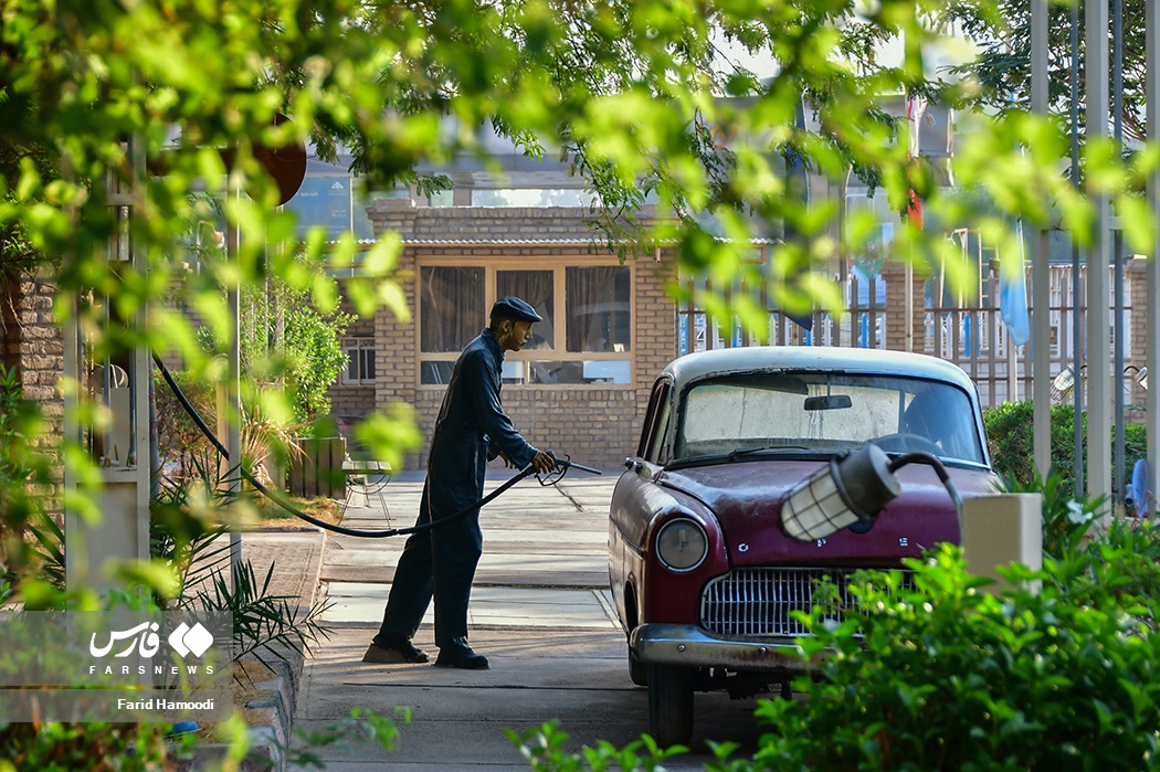 اولین پمپ بنزین ایران در آبادان با قدمت یک قرن + عکس
