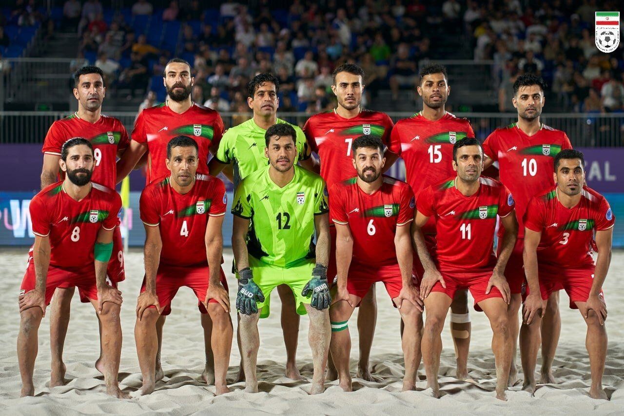  تیم ملی فوتبال ساحلی ایران به فینال جام بین قاره‌ای ۲۰۲۲ صعود کرد