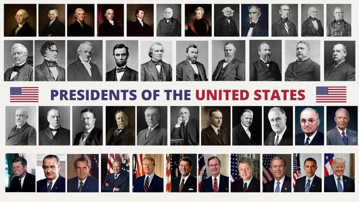 همه کسانی که رییس جمهور آمریکا بودند را در این تصویر ببینید