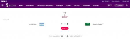 عربستان شگفتی ساخت و آرژآنتین همراه با لیونل مسی را نابود کرد +تصویر