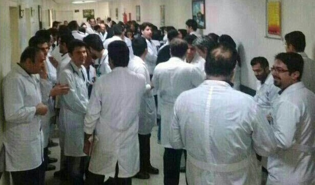 گزارش تصویری/اعتصاب رزیدنت های تعدادی از بیمارستان ها در اعتراض به عدم پرداخت معوقات