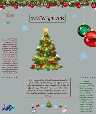  برگزاری کریسمس درکشورهای مختلف مسیحی+ اینفوگرافیک
