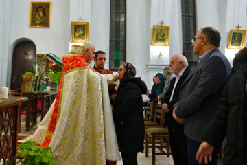 مراسم میلاد مسیح در کلیسای گریگور تهران+ عکس