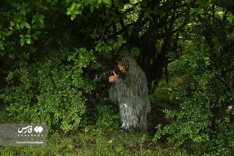 نبرد کلاه‌سبزها در جنگل + عکس
