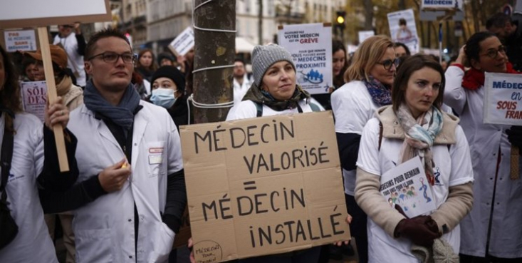 اعتصاب پزشکان عمومی و متخصص در فرانسه