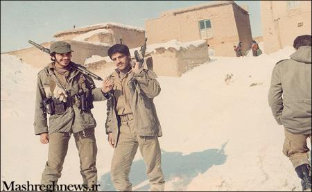 سردار احمدرضا رادان در جبهه کردستان + عکس