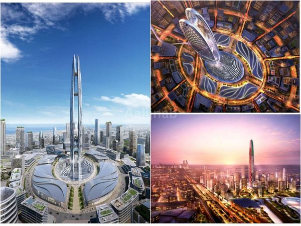  طراحی یک برج بلند  در دبی از اثر انگشت حاکم دبی  شیخ محمد بن رشید +تصویر