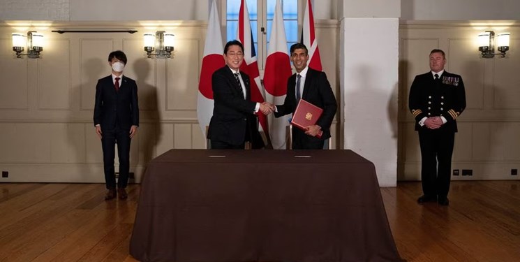 دست رفاقت ژاپن و انگلیس با امضاء توافقنامه نظامی در شهر لندن +تصویر