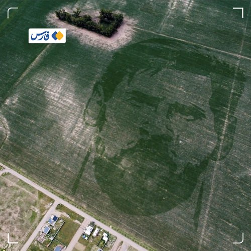 چهره مسی روی زمین کشاورزی + عکس