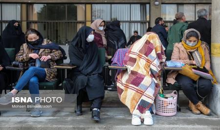 تصویر عجیب‌ترین داوطلب اولین کنکور زمستانی + عکس