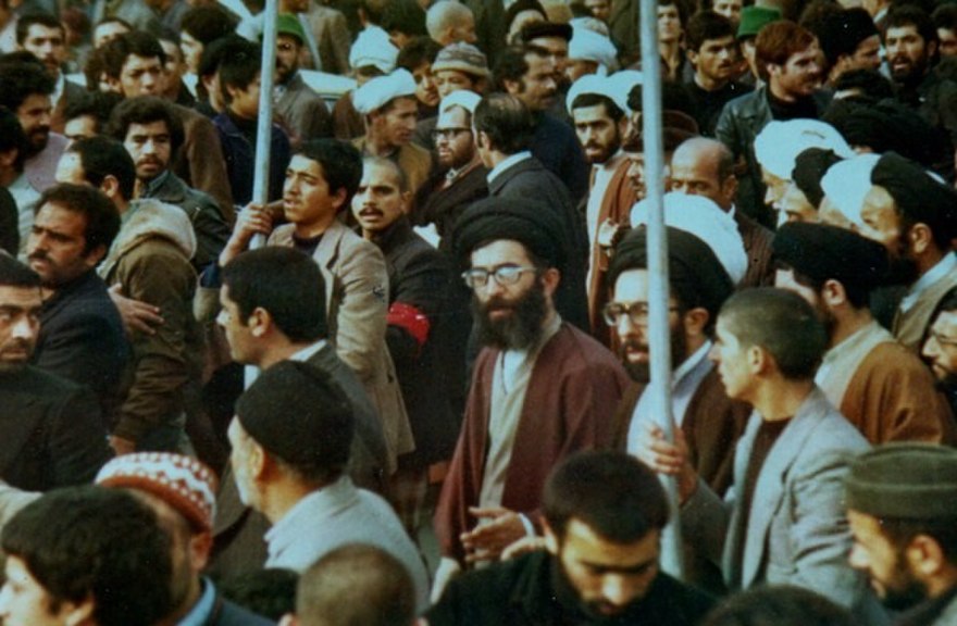 حضور رهبر انقلاب در تظاهرات مشهد + عکس