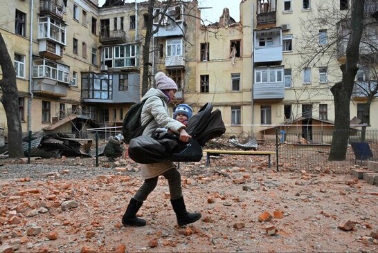 شهر جنگ زده «خارکیف» اوکراین + عکس