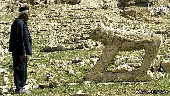  قبرستان هایی در ایران با شیرهای سنگی و مجسمه های عجیب+ تصاویر