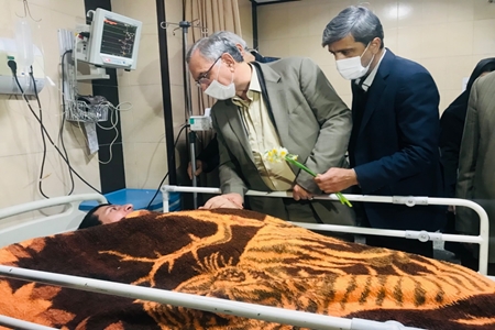 بازدید وزیر بهداشت از بیمارستان معتمدی گرمسار