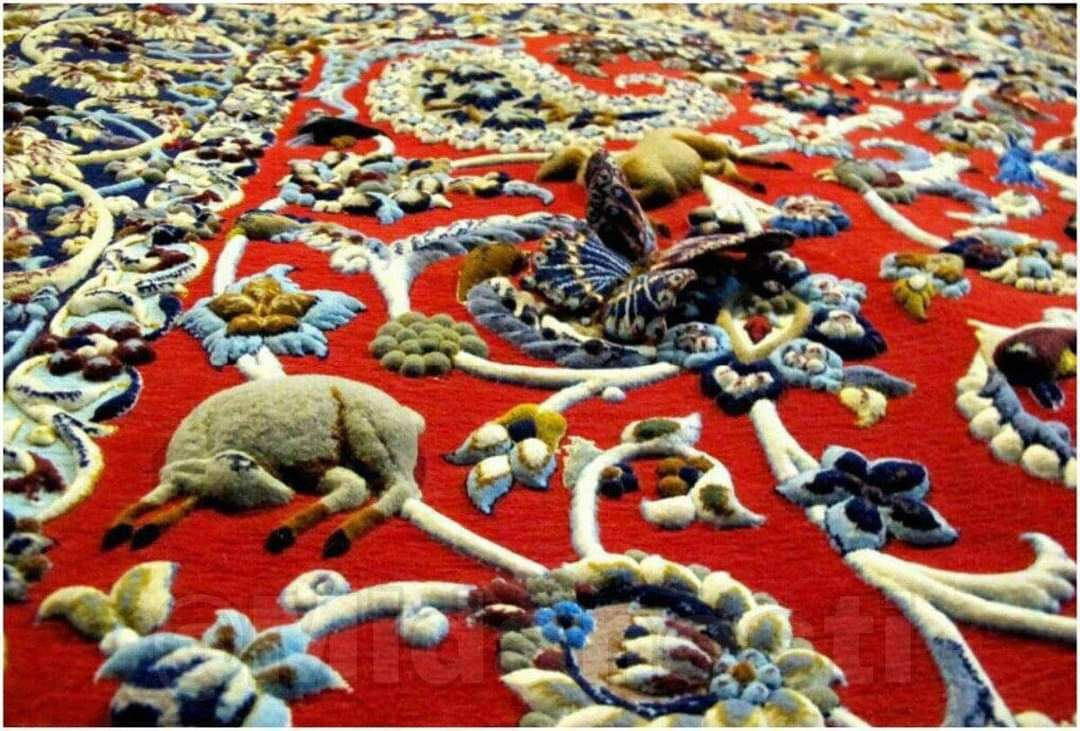  فرش‌ زیبای ایرانی با ابتکار بافت سه بعدی + عکس