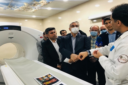 بهره برداری از دستگاه پت سی تی در این استان جنوبی با حضور وزیر بهداشت