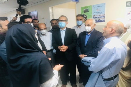بازدید معاون بهداشت وزارت بهداشت از مرکز درمان بستر فاطمه الزهرا (س) علامرودشت