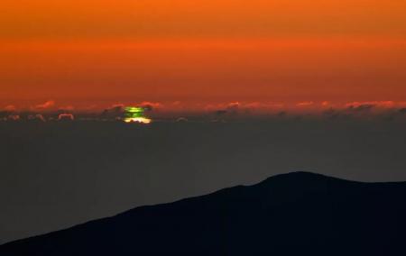 غروب غیرعادی خورشید در شیلی+عکس