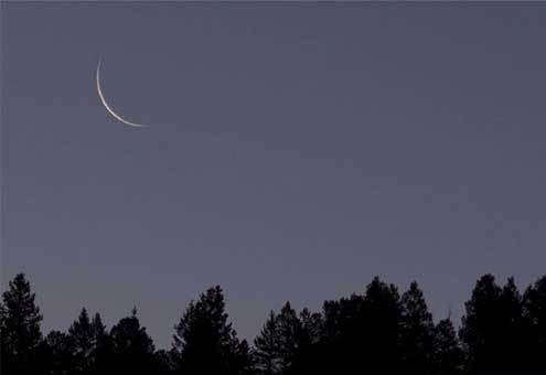 وقتی هلال ماه شوال عکاسان را بر سر ذوق می آورد+ تصاویر 