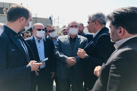 بازدید وزیر بهداشت از بیمارستان امام رضا(ع) امیدیه