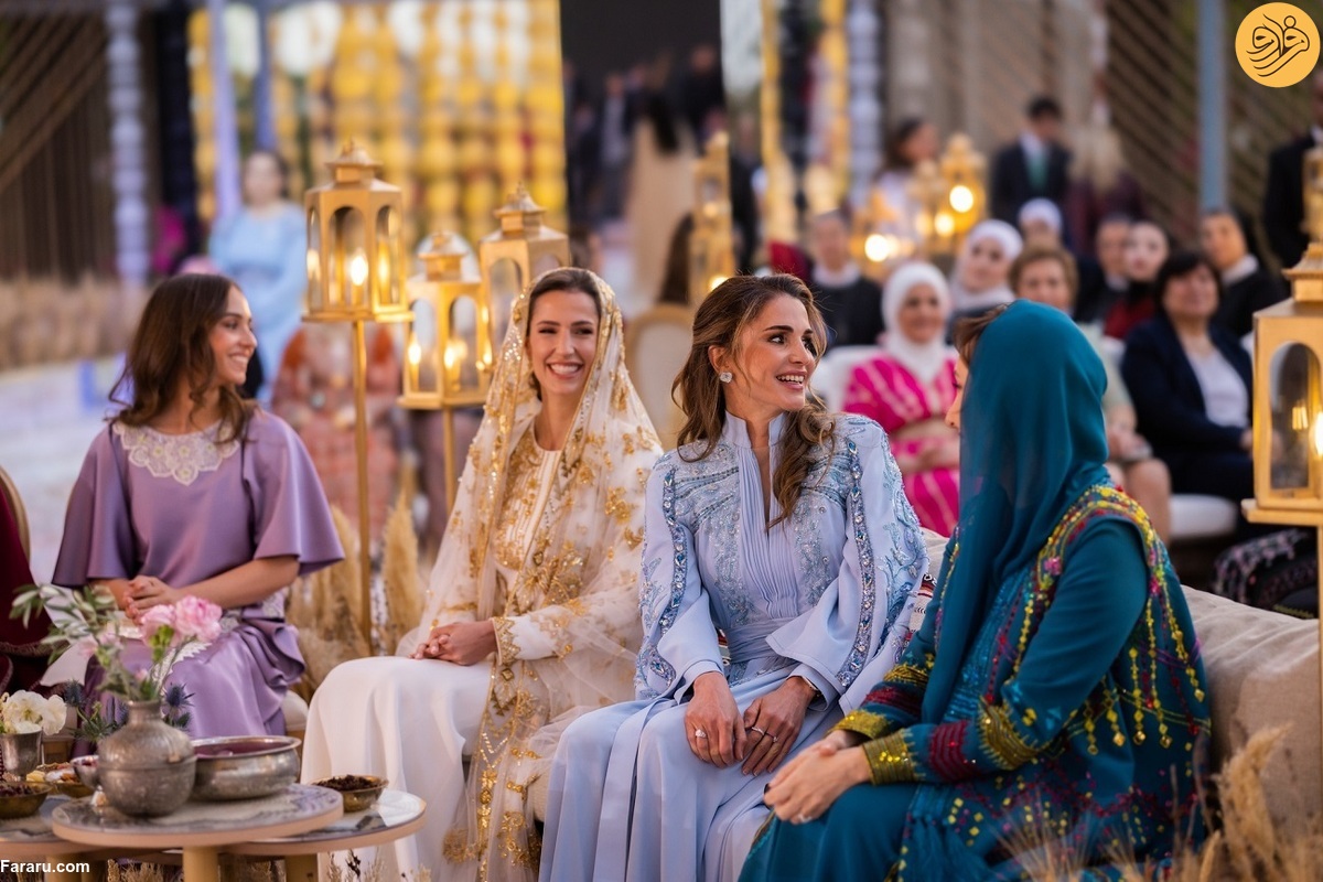 مراسم حنابندان عروس عربستانی خانواده سلطنتی اردن + عکس