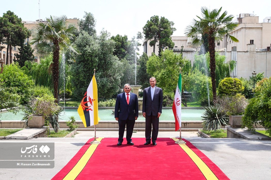 دیدار وزیران امور خارجه ایران و برونئی + عکس