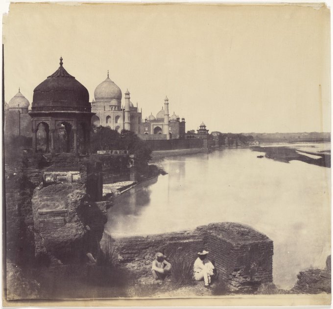 تصویر قدیمی از تاج محل در سال ۱۸۶۰ میلادی+عکس