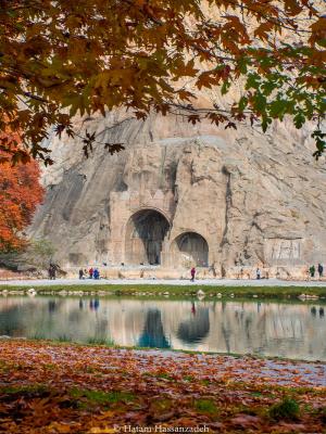 تصویر زیبایی از طاق بستان کرمانشاه+عکس