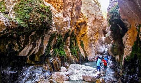 تصاویری از تنها آبشار نمکی جهان در ایران