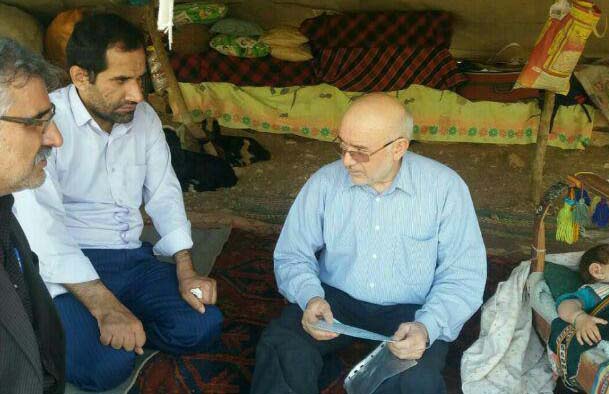 معاون وزیر بهداشت میهمان عشایر چادر نشین شد + عکس