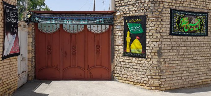 تصویر دلنشین از ابراز ارادت اهالی یک خانه به امام حسین (ع)+عکس