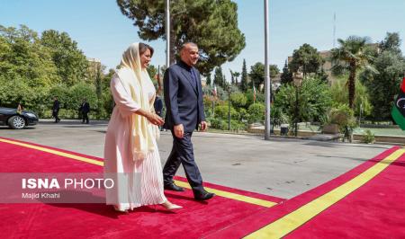 تیپ جالب وزیر زن خارجه لیبی در تهران+عکس