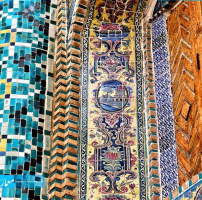 هنر کاشی‌کاری در عمارت سردار مفخم بیرجند+عکس