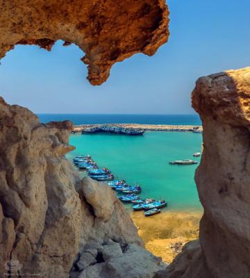 جلوه‌ای زیبا از ساحل تبن استان هرمزگان+عکس