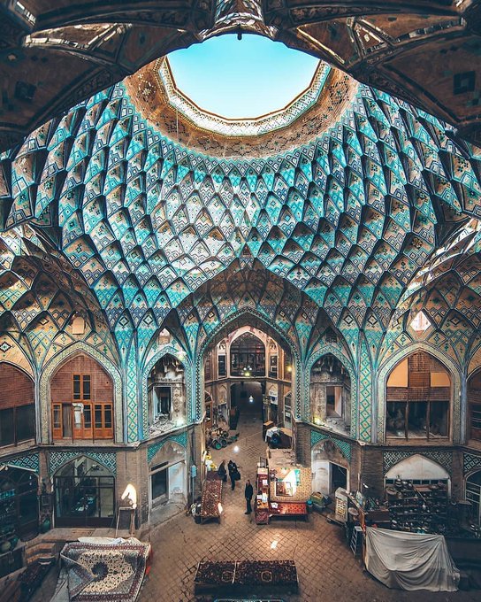تصویر دیدنی از تیمچه امین‌الدوله در کاشان+عکس