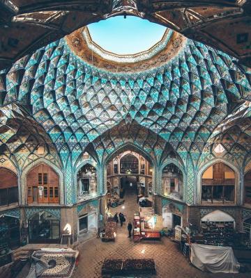 تصویر دیدنی از تیمچه امین‌الدوله در کاشان+عکس