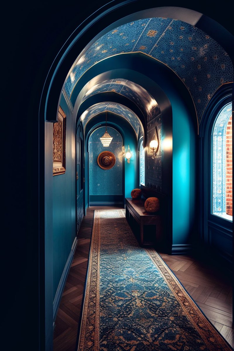 شکوه رنگ آبی در معماری ایرانی + عکس