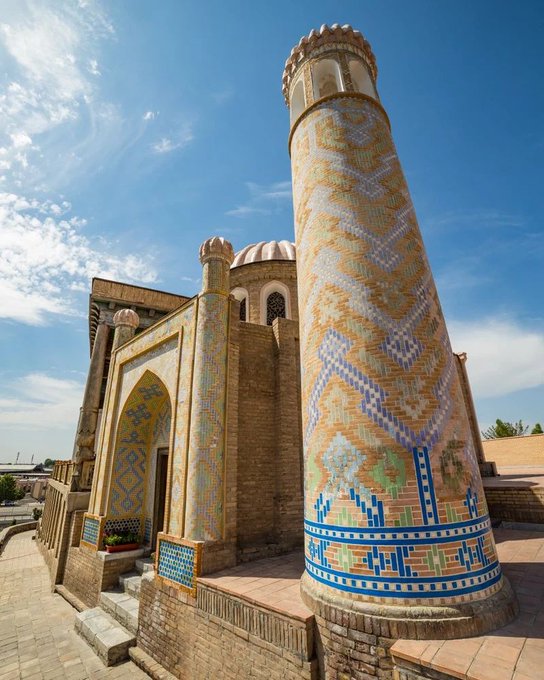 تصویر دیدنی از مسجد حضرت خضر در سمرقند+عکس
